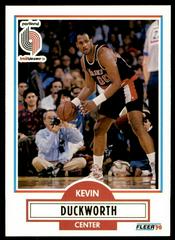 Kevin Duckworth Basketball Cards 1990 Fleer Prices
