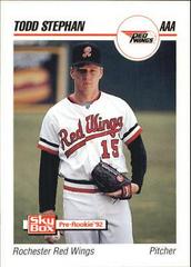 Todd Stephan Baseball Cards 1992 Skybox AAA Prices