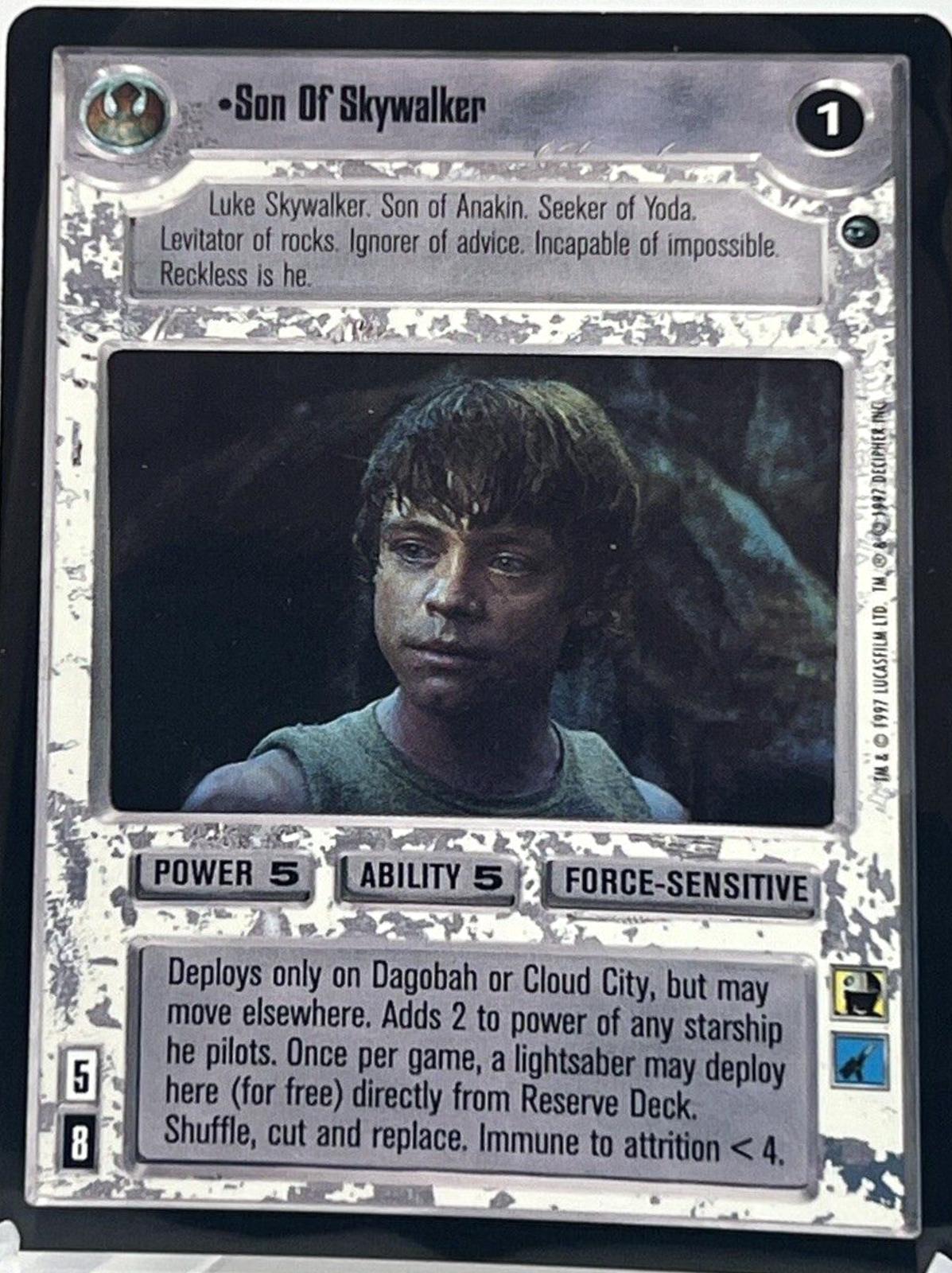 Son Of Skywalker [Limited] Star Wars CCG Dagobah