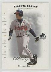 Chipper Jones #45 Baseball Cards 2001 SP Authentic Prices