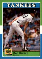 Ron Guidry #38 Baseball Cards 2001 Upper Deck Decade 1970's Prices
