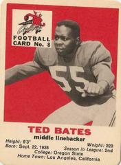 Ted Bates Football Cards 1960 Mayrose Cardinals Prices