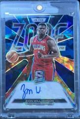 Zion Williamson Basketball Cards 2021 Panini Spectra In The Zone Autographs Prices