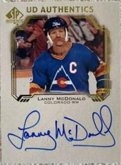 Lanny McDonald Hockey Cards 2021 SP Authentic UD Autographs Prices