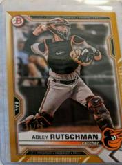 Adley Rutschman [Gold] #BD-31 Baseball Cards 2021 Bowman Draft Prices