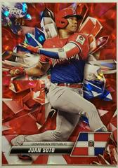 Juan Soto [Red Hot] Baseball Cards 2023 Topps World Classic International Gems Prices