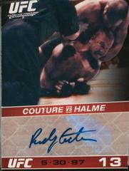 Randy Couture #ARC Ufc Cards 2009 Topps UFC Round 1 Autographs Prices