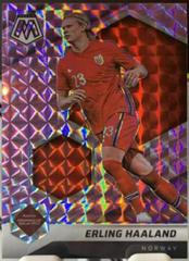 Erling Haaland [Pink Mosaic] #56 Soccer Cards 2021 Panini Mosaic Road to FIFA World Cup Prices