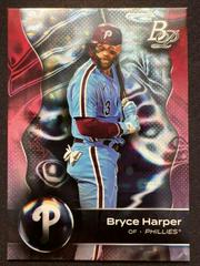 Bryce Harper [Ice Pattern] Baseball Cards 2023 Bowman Platinum Prices