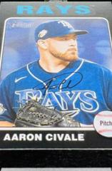 Aaron Civale [Black Border] #80 Baseball Cards 2024 Topps Heritage Prices