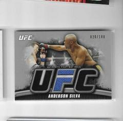 Anderson Silva [Silver] Ufc Cards 2010 Topps UFC Knockout Fight Mat Relic Prices