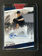 Matt Manning [Red] #PR-MM Baseball Cards 2021 Panini Chronicles Prestige Autographs Prices
