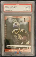 Ricky Williams [Exclusives Silver] #241 Football Cards 1999 Upper Deck Prices