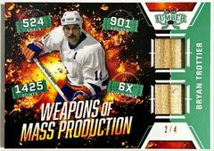 Bryan Trottier [Emerald] Hockey Cards 2021 Leaf Lumber Game Used Prices