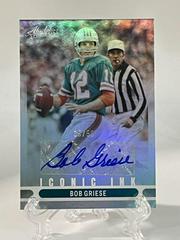 Bob Griese #II-BG Football Cards 2022 Panini Absolute Iconic Ink Autographs Prices