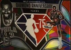 Wilt Chamberlain #7 Basketball Cards 2021 Panini Spectra Diamond Anniversary Prices