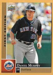 Daniel Murphy Baseball Cards 2009 Upper Deck First Edition Prices