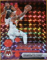 Damian Lillard [Purple] #12 Basketball Cards 2022 Panini Mosaic Montage Prices