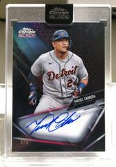 Miguel Cabrera [Red Refractor] #CBA-MC Baseball Cards 2021 Topps Chrome Black Autographs Prices