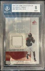Michael Vick Football Cards 2001 SP Game Used Authentic Fabric Prices
