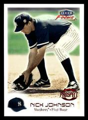 Nick Johnson Baseball Cards 2000 Fleer Focus Prices