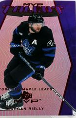 Morgan Rielly [Purple] Hockey Cards 2023 Upper Deck MVP Colors & Contours Prices
