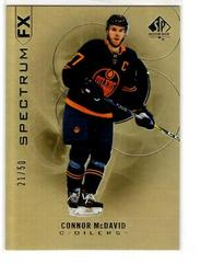 Connor McDavid [Gold] Hockey Cards 2020 SP Authentic Spectrum FX Prices