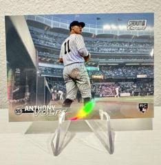 Anthony Volpe [Chrome Pearl White] #191 Baseball Cards 2023 Stadium Club Prices