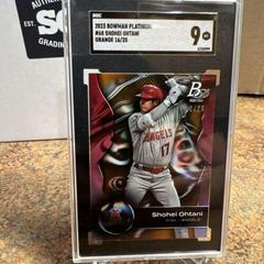 Shohei Ohtani [Orange] #68 Baseball Cards 2023 Bowman Platinum Prices
