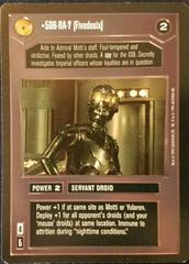 5D6-RA-7 [Limited] Star Wars CCG Premiere Prices