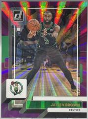 Jaylen Brown [Purple Laser] #2 Basketball Cards 2022 Panini Donruss Prices