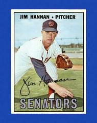 Jim Hannan #291 Baseball Cards 1967 Topps Prices