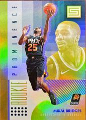 Mikal Bridges [Purple] Basketball Cards 2018 Panini Status Rookie Prominence Prices