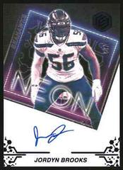 Jordyn Brooks [Blue] #NS-JB Football Cards 2022 Panini Elements Neon Signs Autographs Prices