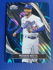 Mookie Betts [Blue Wave Refractor] #1 Baseball Cards 2024 Topps Chrome Black Prices