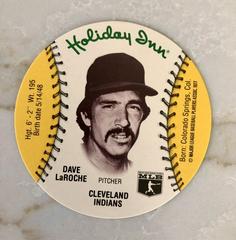 Dave LaRoche Baseball Cards 1977 Holiday Inn Discs Prices