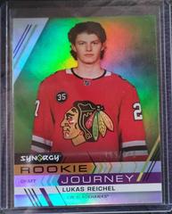 Lukas Reichel [Green] #RJ-9 Hockey Cards 2022 Upper Deck Synergy Rookie Journey Draft Prices