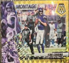 Kirk Cousins [Gold] Football Cards 2022 Panini Mosaic Montage Prices