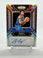 Dereck Lively II [Snakeskin Primzs] #19 Basketball Cards 2023 Panini Prizm Sensational Signature Prices