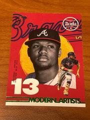 Ronald Acuna Jr. [Green] #MA-1 Baseball Cards 2022 Topps Gallery Modern Artists Prices