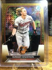 Gunnar Henderson [Mega Box Mojo Gold] #65 Baseball Cards 2023 Bowman Prices