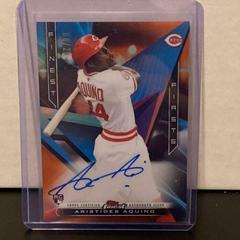 Aristides Aquino [Orange Refractor] #FFA-AA Baseball Cards 2020 Topps Finest Firsts Autographs Prices