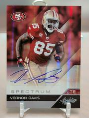 Vernon Davis #87 Football Cards 2011 Panini Absolute Memorabilia Prices