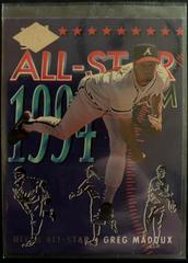 Greg Maddux [All Star Team] #20 Baseball Cards 1994 Ultra All Stars Prices