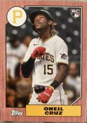 Oneil Cruz [Red] #78B-9 Baseball Cards 2022 Topps Mini 1987 Prices