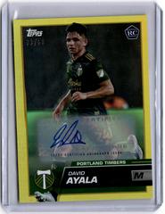 David Ayala [Autograph Gold] #2 Soccer Cards 2023 Topps MLS Prices