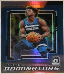 Anthony Edwards [Blue] #20 Basketball Cards 2021 Panini Donruss Optic Elite Dominators Prices