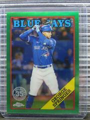 George Springer [Green] #88BC-19 Baseball Cards 2023 Topps Chrome 1988 Prices