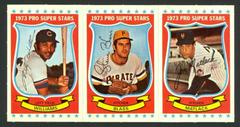 Blass, Matlack, Williams [Panel] Baseball Cards 1973 Kellogg's Prices