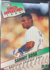 SAMMY SOSA #29 Baseball Cards 1995 Kraft Singles Superstars Prices